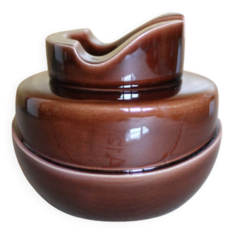 Ceramic tobacco pot, ceramic pipe holder, vintage ashtray
