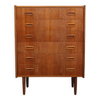 1960 Teak Chest of Drawers, Denmark