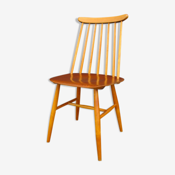 Scandinavian chair Fanett 65 T teak by Ilmari Tapiovaara for Edsbyverken