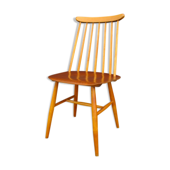 Chaise scandinave Fanett 65T en teck par Ilmari Tapiovaara pour Edsbyverken