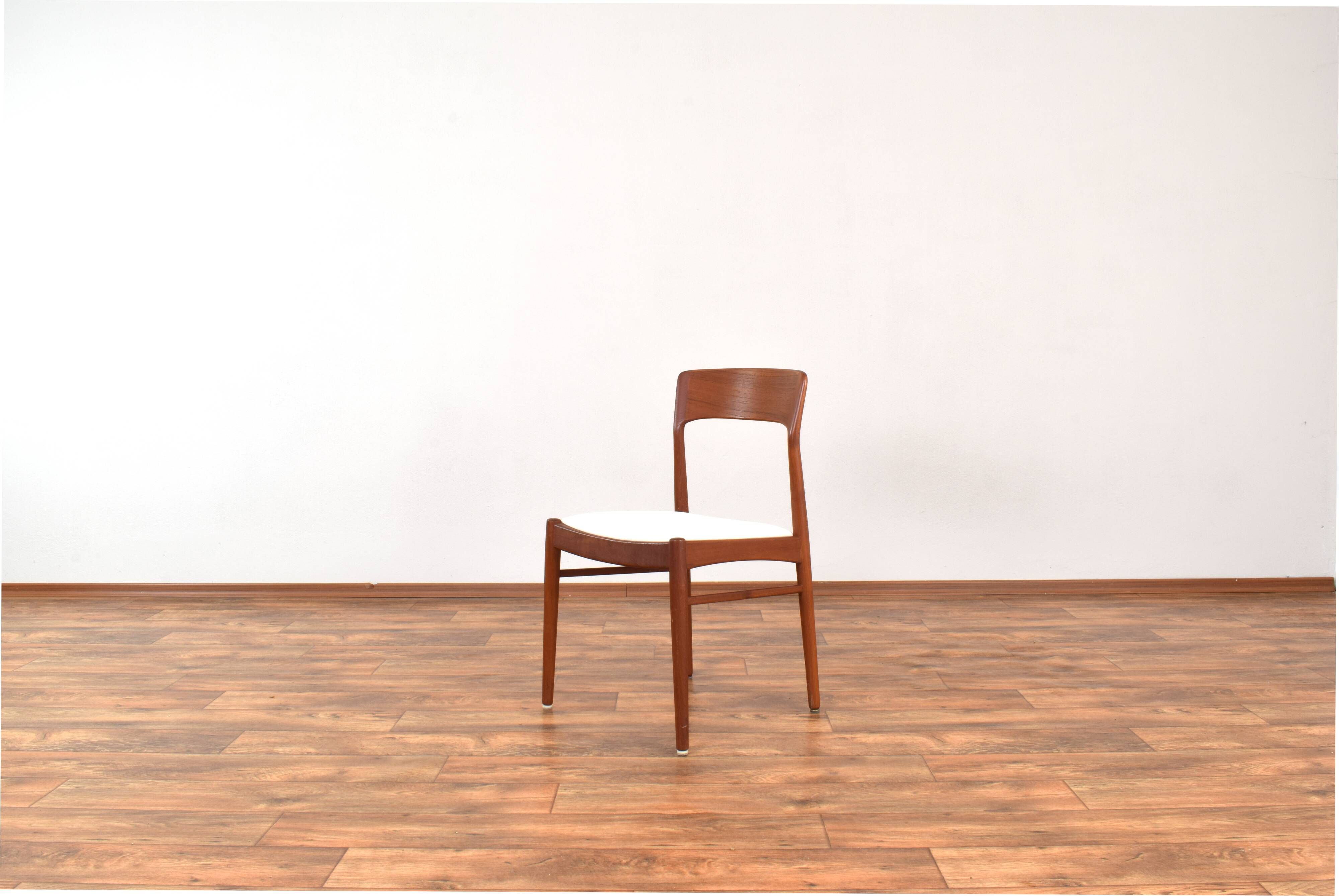 Danish Teak Dining Chairs by Henning Kjærnulf for Korup Stolefabrik, 1960s, Set of 4