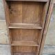 Old Burmese teak wall display case