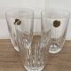 Set of 3 water glasses, Flanders Crystal, Austria model
