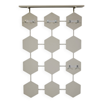 Space age design wall coat rack, 1960s 1970s