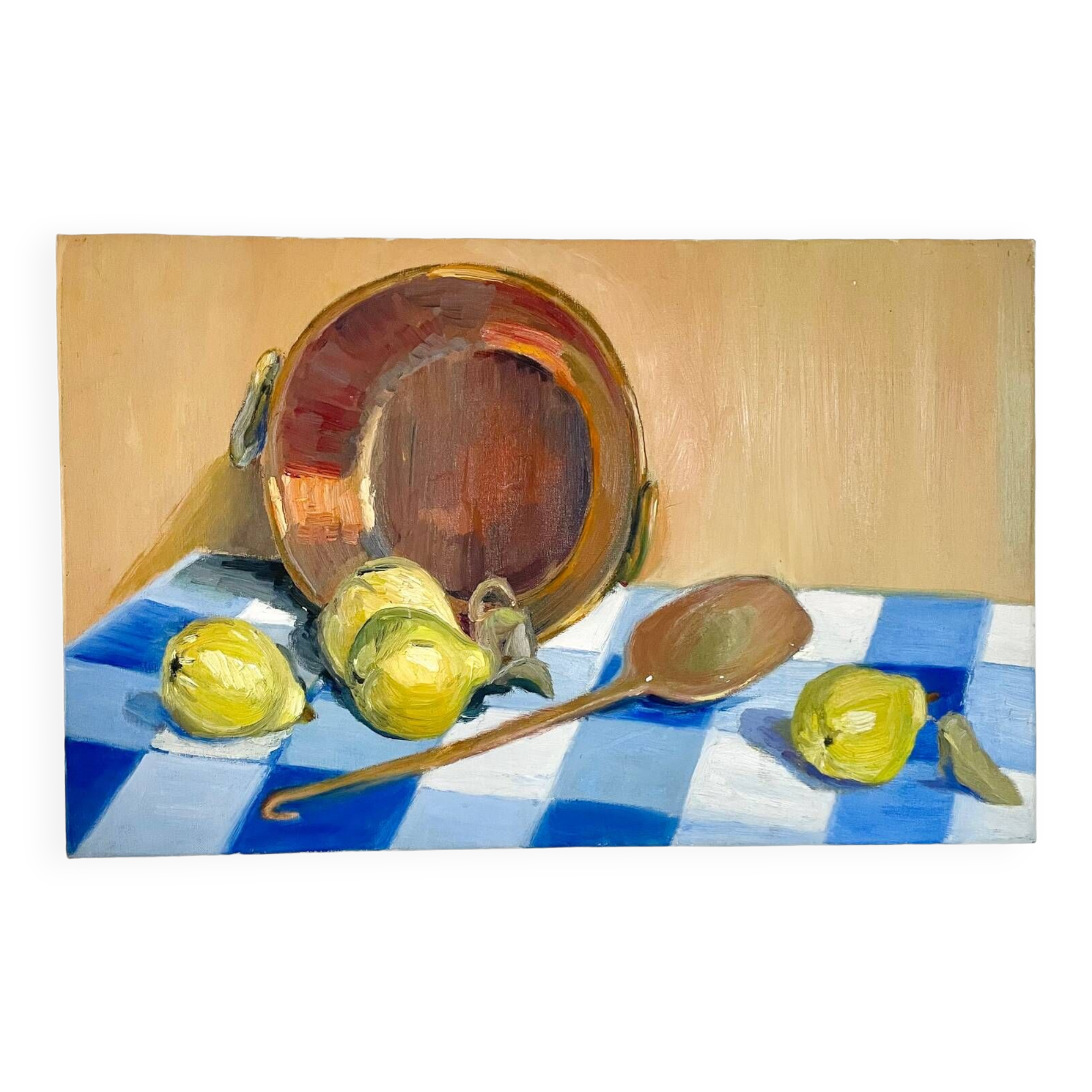 Still life with pears