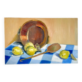 Still life with pears