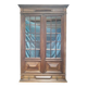Vitrine bibliothèque H234 noyer XIX°