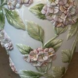 Chaumette Model Hortensias Lamp Base - Barbotine H 40 cm