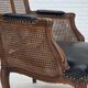1930s, Danish armchair, furniture leather, ash wood, furniture mesh.