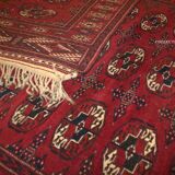 Tapis turkmene boukhara royal ancien 1950 - 152x232cm