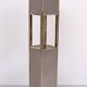 Floor lamp Pedestal Bronze Mirror Hollywood Regency 1970s