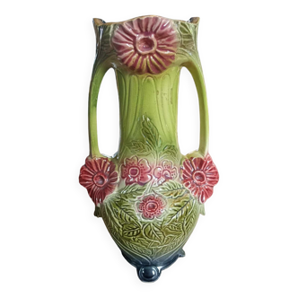 Vase Art nouveau en barbotine - Onnaing