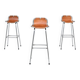 Charlotte Perriand leather bar stools Les Arcs Ski Resort France 1960
