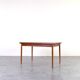 Mid-century Danish teak extendable dining table, 1960s.
