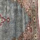 Vintage carpet in silk and cotton Kayseri Turkey 102x21cm
