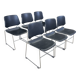 Set of 6 Matrix chairs by Tolleson for Krueger, 70s USA