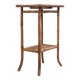 Bamboo and woven wicker table, vintage bamboo console, side table