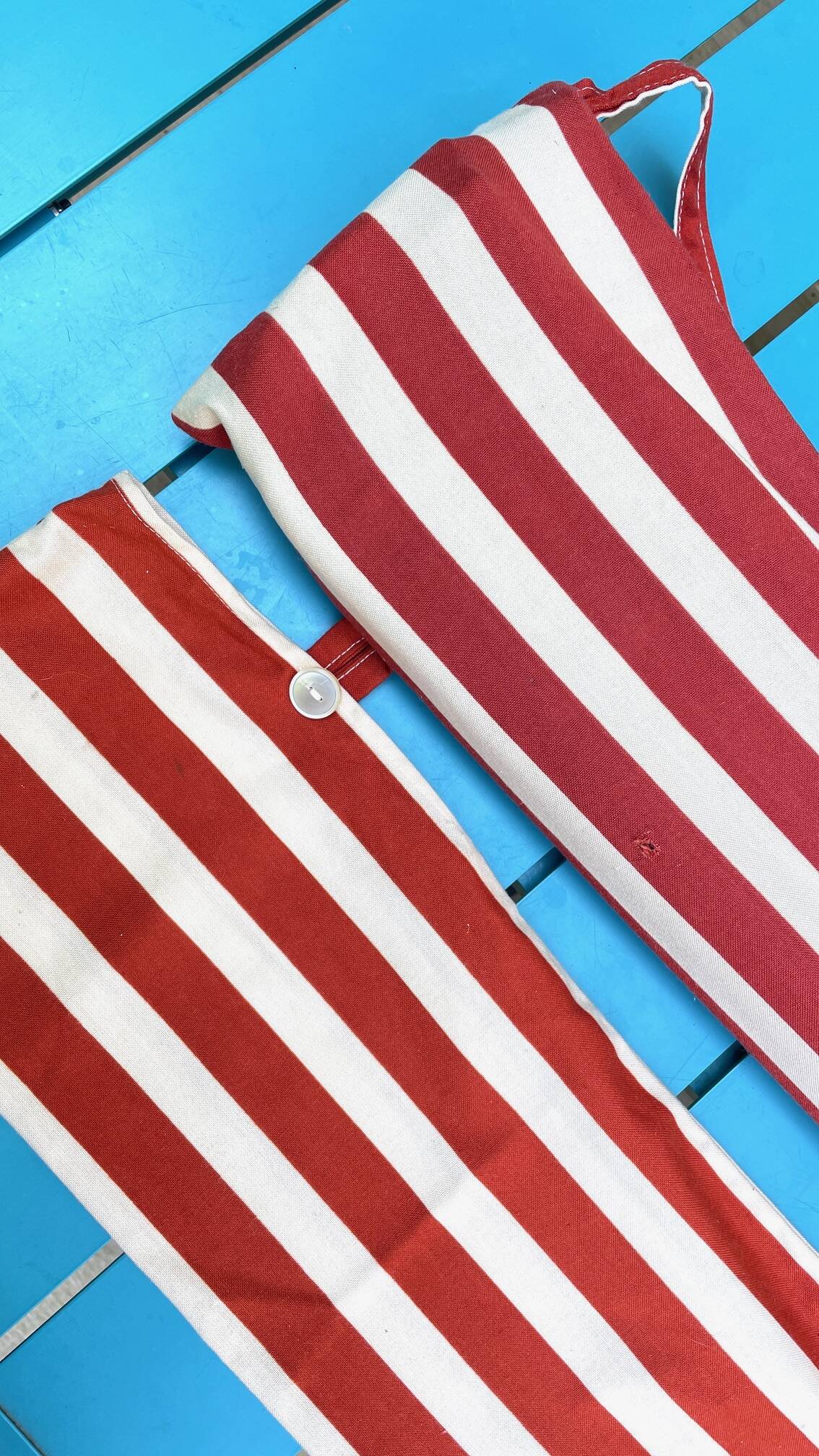 Vintage portable and removable deckchair