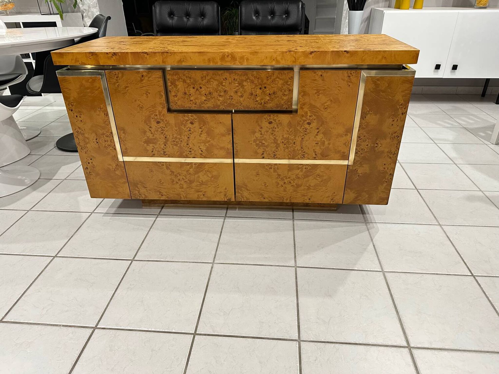 Jean Claude Mahey Roche Bobois vintage 1970s bar cabinet sideboard