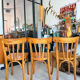 Set of 3 vintage Luterma bistro chairs