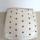 Berber pouf cover Béni Ouarain with black and white diamonds