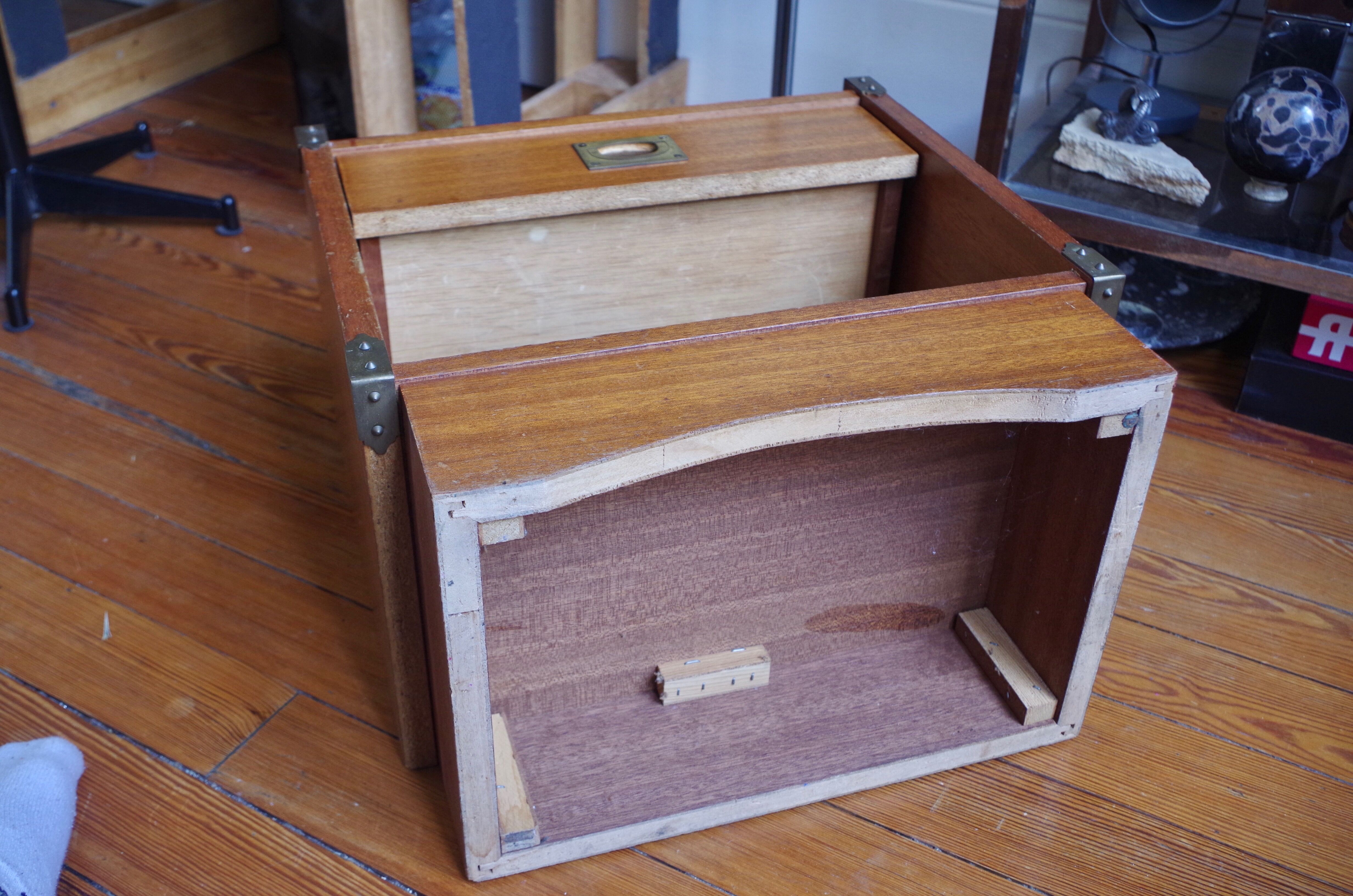 Vintage boat marine bedside table 70's