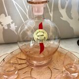 Liqueur service of the crystal factory hartzvillier france handmade 6 pieces