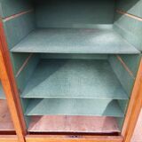 curtained filing cabinet