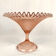 Large cut in molded crystal of pink color