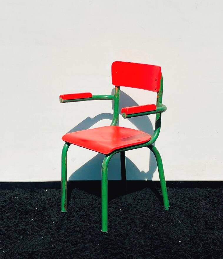 Tubax school chair. vintage 60s / 70s