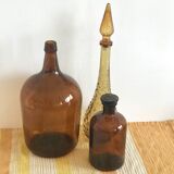 Demijohn 5litres amber glass