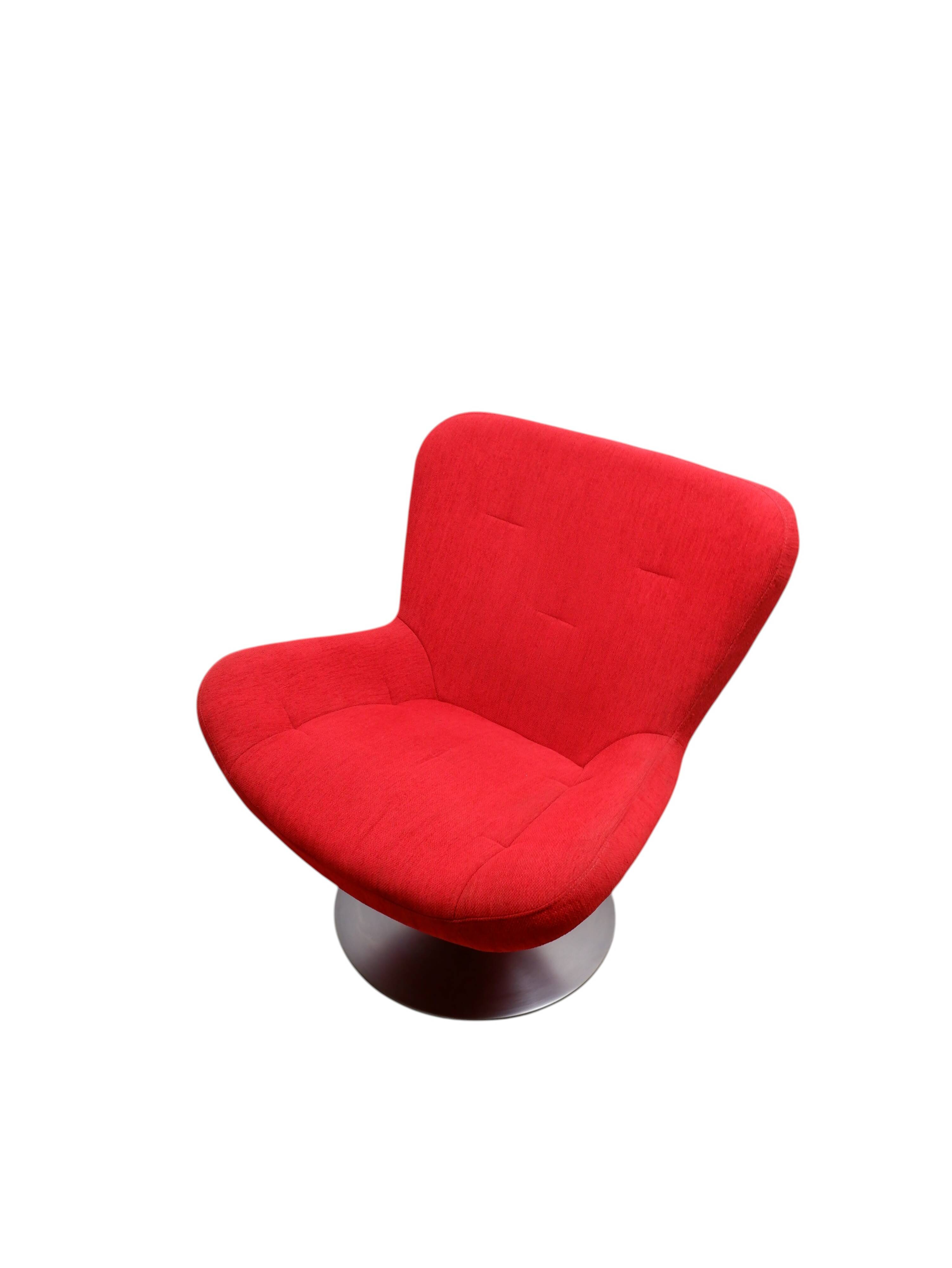 Danish swivel chair by Hjort Knudsen