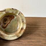 Cendrier en onyx vintage