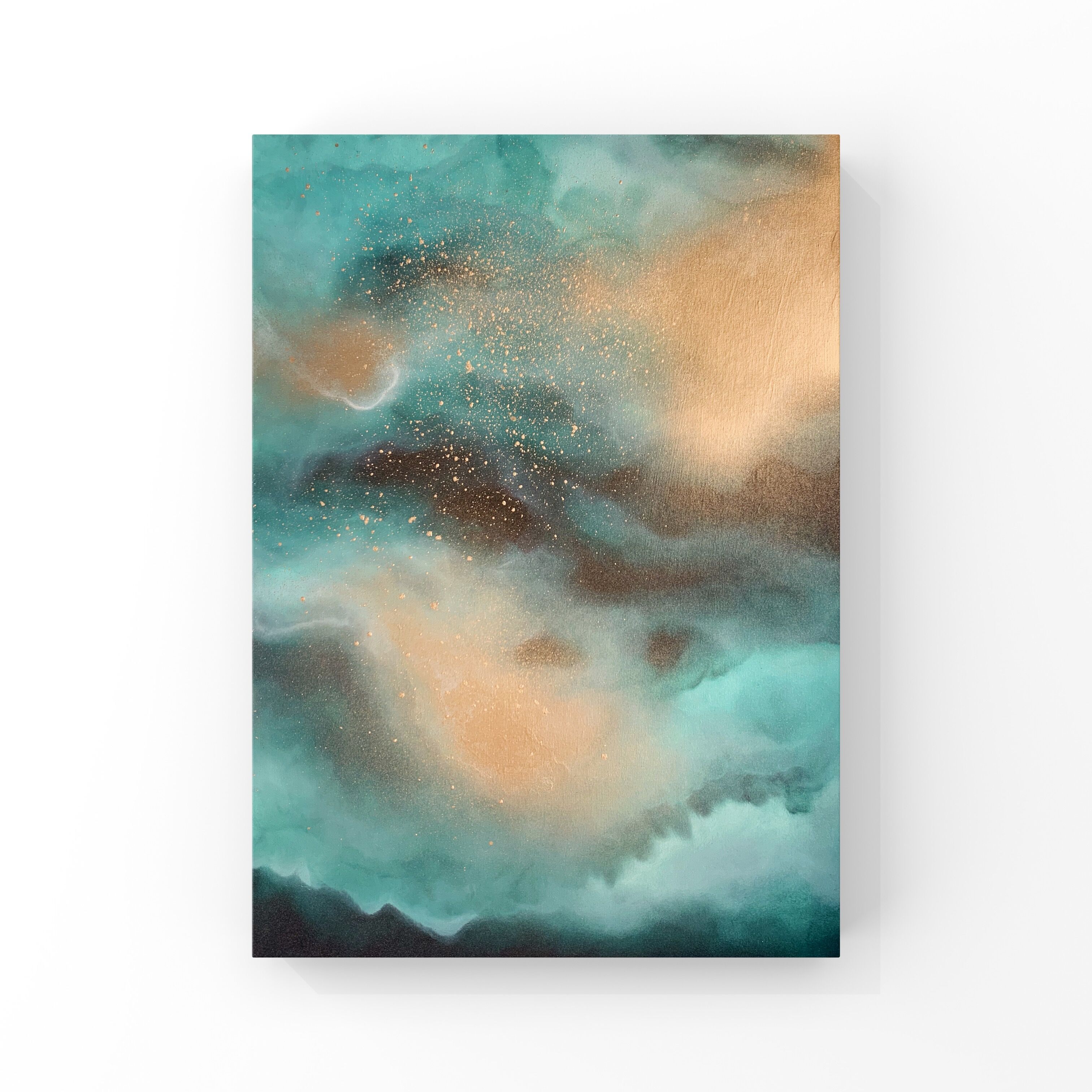 Together In Electric Dreams - Abstract art canvas