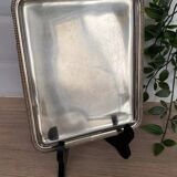 Silver metal tray