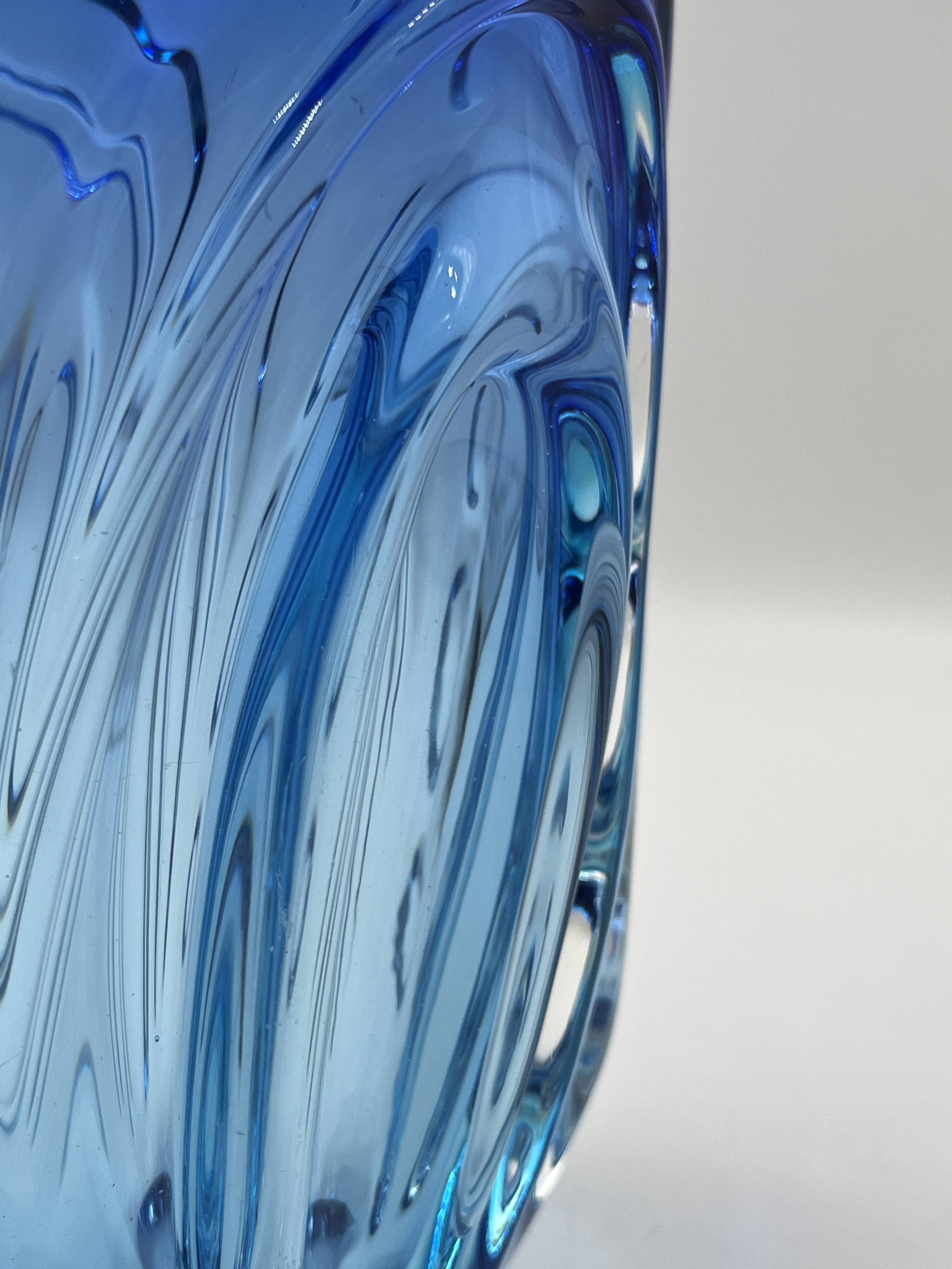 Murano blue vase