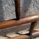 Headboard rattan 2 places vintage 154 x 106 cm.