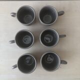 Tasses à café grises