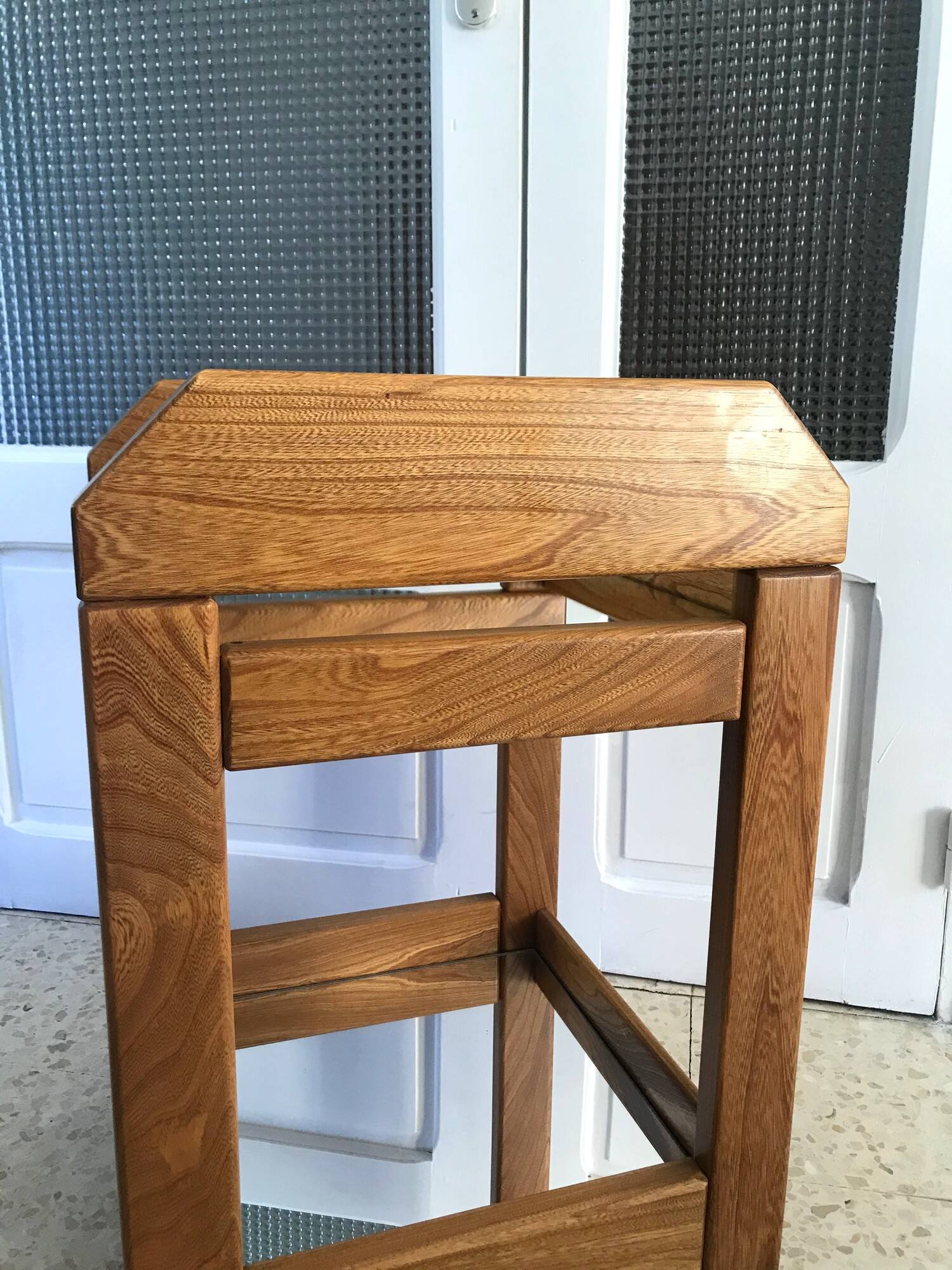 Vintage elm trolley from the 80s