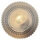 Vintage Glass Wall or Ceiling Light, 1970s