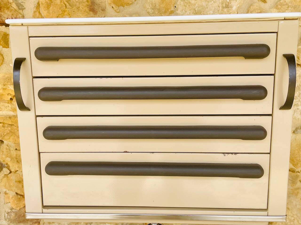 Cazzaro swivel medical storage cabinet with drawers, 1970s/1980s