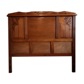 Vintage 50s oak headboard