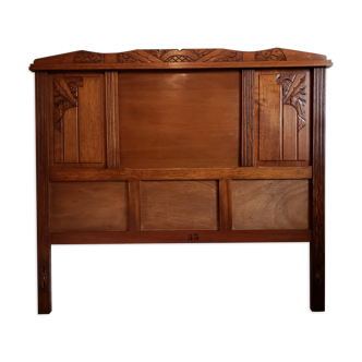 Vintage 50s oak headboard