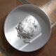 White earthenware centrepiece