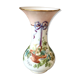 Superb vase in opaline 19th with floral decoration