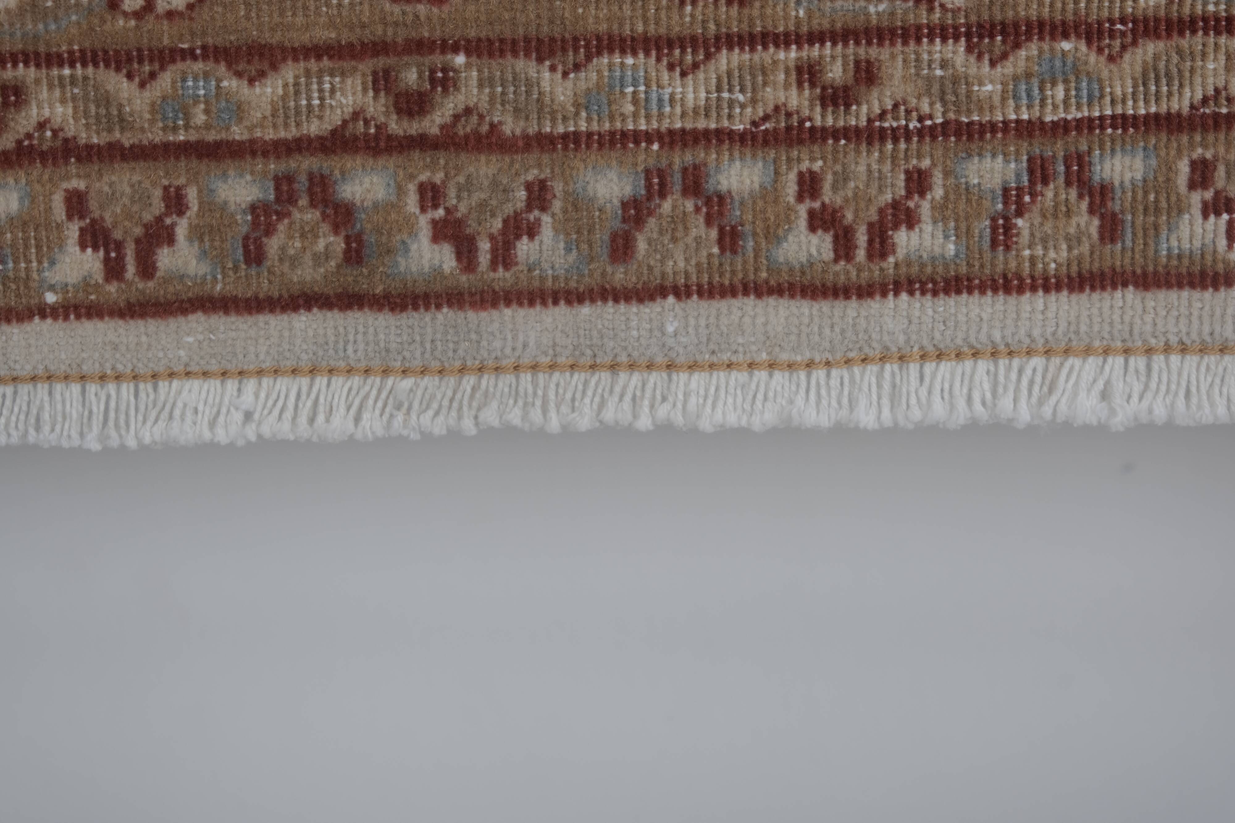 Mid-Century Modern Anatolia Faded Colors Low Pile Rug with Medallion 2'10" X 5'