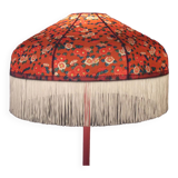“Minerva” fringed lampshade.