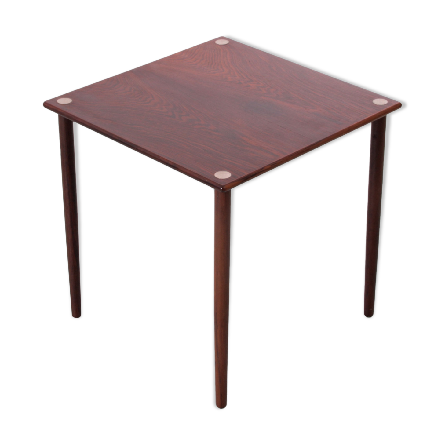 Rio's small rosewood side table