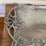 Gallia art nouveau empty pocket tray with honeysuckle motif