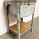 Commode en fer industriel gris, années 1950